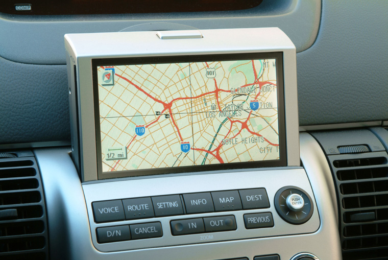 2003 - 2006 Infiniti G35 Sedan Navigation Screen Picture